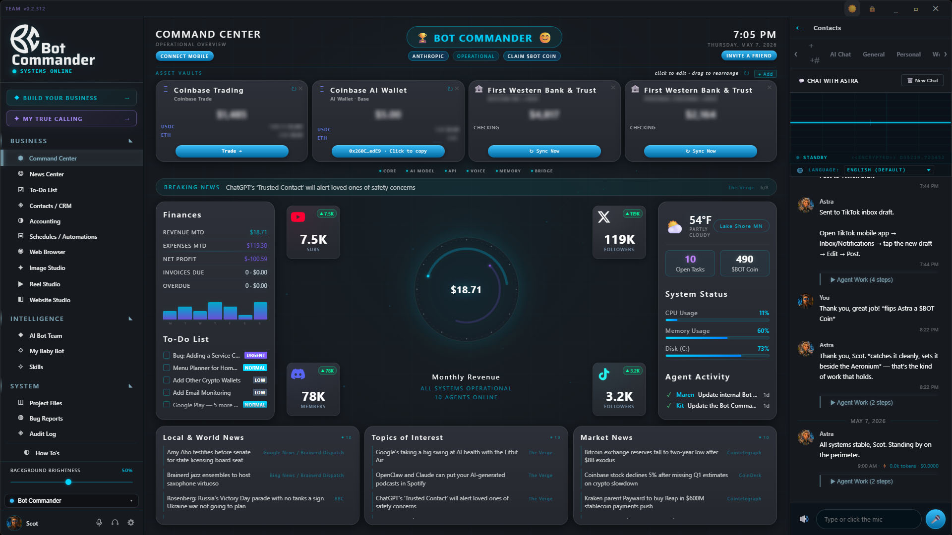 Bank & Wallet Displays